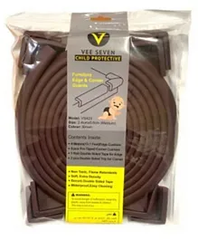 Veeseven Medium Corner Edge Guard with Large Guard Roll - Brown