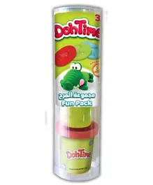 DohTime Colour Fun Dough Cans Pack of 2 Play Dough Set - 118g