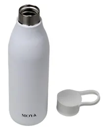 مويا - قارورة ماء بلو لاغون المستدامة - أبيض 460 مل