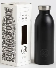 24Bottles Clima Double Walled Insulated Stainless Steel Water Bottle Tuxedo Black - 850ml