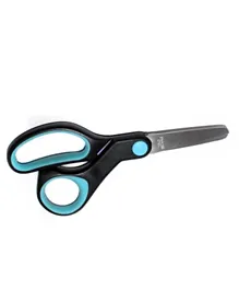 Onyx & Green Scissors Anti Microbial Rounded Tip with Comfort Grip made from Recycled Plastic 3200 Black - 5 Inches