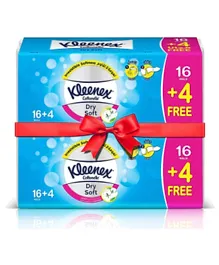 Kleenex 2 Ply Bath Tissue Dry Soft Pack of 20 - 200 Sheets Each