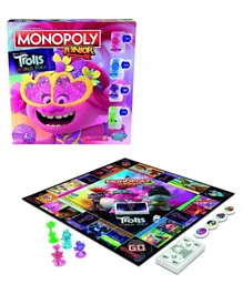 Monopoly Junior Trolls World Tour Edition - Multicolour
