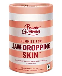 Power Gummies Jaw-Dropping Skin Gummies - 60 Gummies