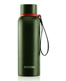 Borosil Vaccum Trek Bottle Green -  500mL