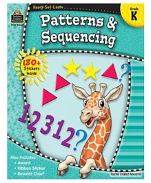 Teacher Created Resource Grade K Ready Set Learn Patterns and Sequencing - 64 Pages