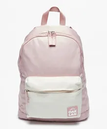 Oaklan by ShoeExpress Colourblock Backpack Pink - 14 Inch