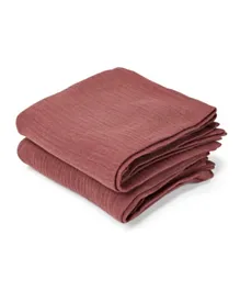 Nuuroo Bao Muslin Cloth Pack of 2 Solid - Mahogany