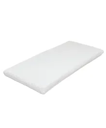 مون - مرتبة سرير أطفال بغطاء  بيبي - بيضاء