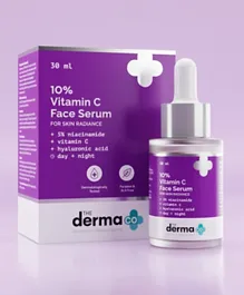 The Derma Co. 10% Vitamin C Face Serum with 5% Niacinamide & Hyaluronic Acid - 30mL