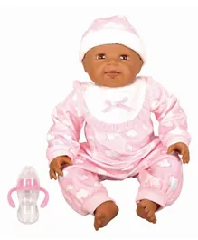 Lotus Soft-bodied Baby Doll Afro-American No Hair - 18 Inch