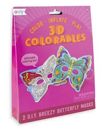 Ooly 3D  Colorable Breezy Butterflies - Set of 2