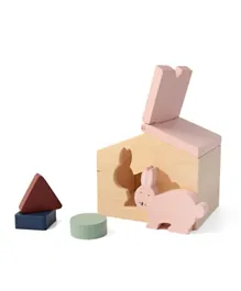 Trixie Mrs Rabbit Wooden House Play Block Puzzle - 5 Pieces
