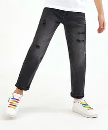 Only Kids Ripped Jeans - Grey