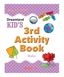 كتاب النشاط الثالث للأطفال: الرياضيات - إنجليزي
