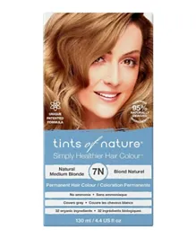 صبغة الشعر الدائمة تينتس أوف نيتشر - 7N بلون أشقر وسط طبيعي