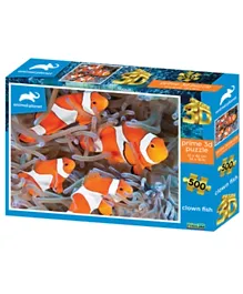 Prime 3D Animal Planet Clown Fishes  Puzzle - 500 Pieces