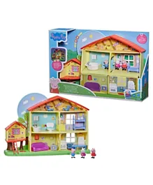 Peppa Pig Adventures Playtime to Bedtime House Toy - 16 Pieces