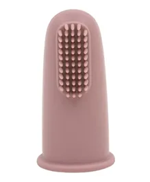 Amini Silicone Finger Toothbrush - Dark Pink