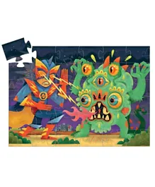Djeco Silhouette Laser Boy Puzzles Multicolour - 36 pieces