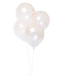 Meri Meri Neon Orange Star Balloons Pack of 8 - 11 Inches