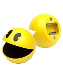 Pac Man Magnetic Bottle Opener - Yellow