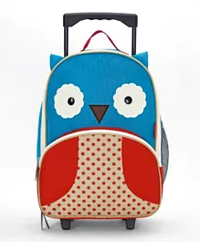 Skip Hop Owl Zoo Kids Rolling Luggage - 16 Inches