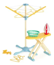 Casdon Wash Day Set Realistic Role Play with Ironing Board & Washing Line