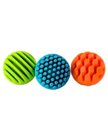 Fat Brain Toys Sensory Rollers Pack of 3 - Multicolour