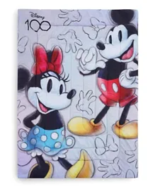 PAN Home Disney Mickey & Minnie Mouse Reversible Comforter  - White