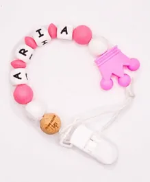 Babies Basic Customized Pacifier Clip - Cute Pink