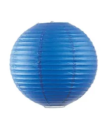 Party Center Bright Round Paper Lanterns - Royal Blue