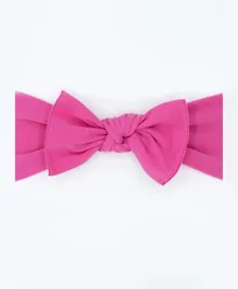 ليتل بو بيب - ربطة شعر بيبا  بفيونكة  - وردي