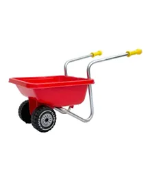 Plasto Wheelbarrow With 2 Wheels - Red