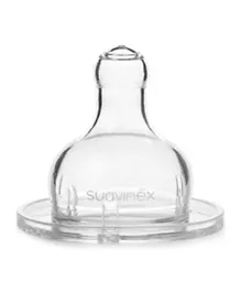 Suavinex Silicone Teat Pack of 2 - Transparent