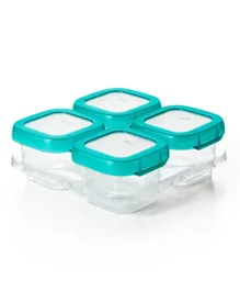 Oxo Tot Baby Blocks Freezer Storage Containers Teal - 118mL