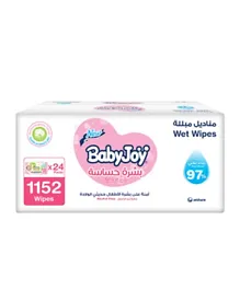Babyjoy Sensitive Skin Wet Wipes Mega carton  Pack of 24 - 1152 Pieces