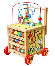 Little Angel Kids Toys Educational Toy Multipurpose Activity Centre Baby Walker - Multicolour