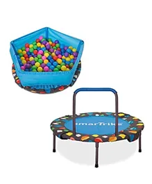 Smart Trike Activity Center 3 In 1 Trampoline - Blue And Black