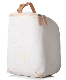 PacaPod Insulated Lite Feeder Pod Stone Dotty Egg- White