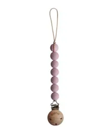 Mushie Pacifier Clips Halo - Mauve
