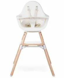 ChildHome Evolu 2 Chair with Bumper - Natural / White