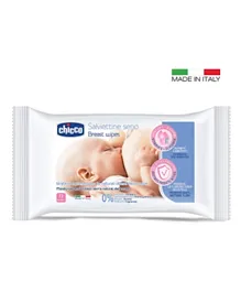Chicco Cleansing Breast Wipes  - 72 Pieces