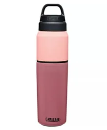 CamelBak Terracotta Rose Camellia Pink Insulated Stainless Steel MultiBev 2 in 1 Bottle and Cup - 650ml