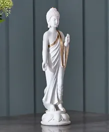 تمثال بودا الواقف هولي من هومبوكس من البوليريسين - أبيض