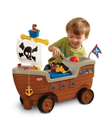 Little Tikes Brown Play n Scoot Pirate Ship - Pack of 5