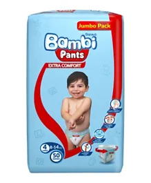 Bambi Easy Move Diaper Pants Size 4 - 50 Pieces