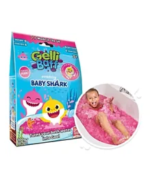 Zimpli Kids Gelli Baff Baby Shark Pink with Bath Stickers