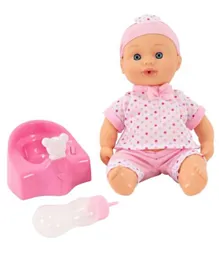 Baby Lov Drink & Wet Baby with Potty Voice - Pink and White