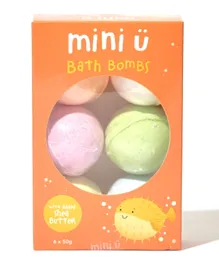 Mini-U Bath Bombs - Pack Of 6